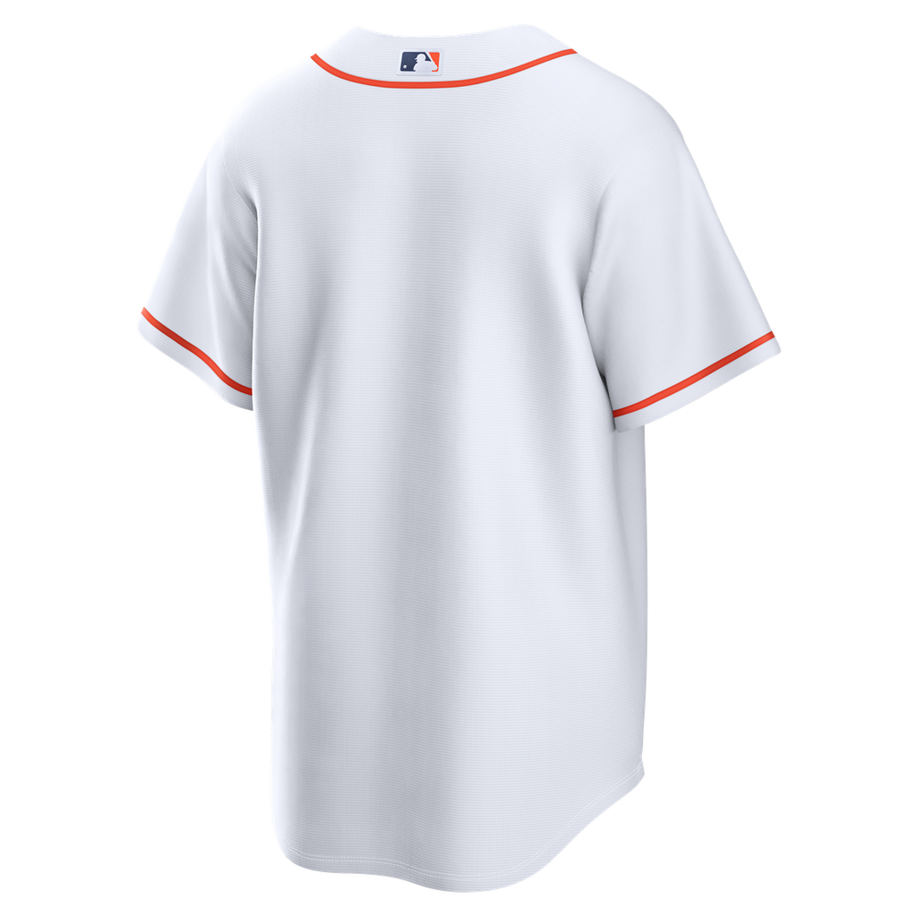 Men's Houston Astros White Home Replica MLB Baseball Jersey - view 8