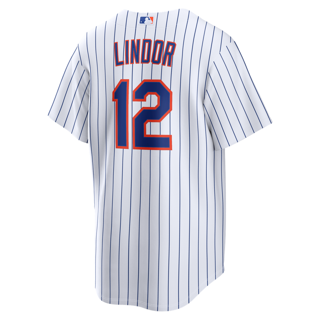 Men's New York Mets Francisco Lindor Black Alternate Replica MLB Baseball Jersey - view 9