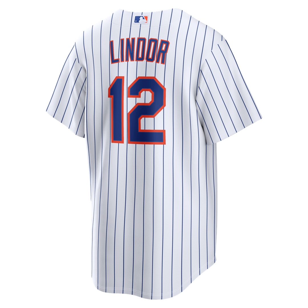 Men's New York Mets Francisco Lindor Black Alternate Replica MLB Baseball Jersey - view 9