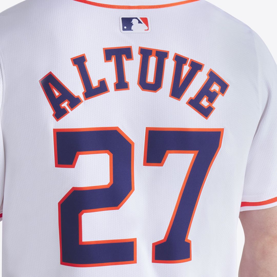 Men's Houston Astros Jose Altuve White Home Limited MLB Baseball Jersey - view 11