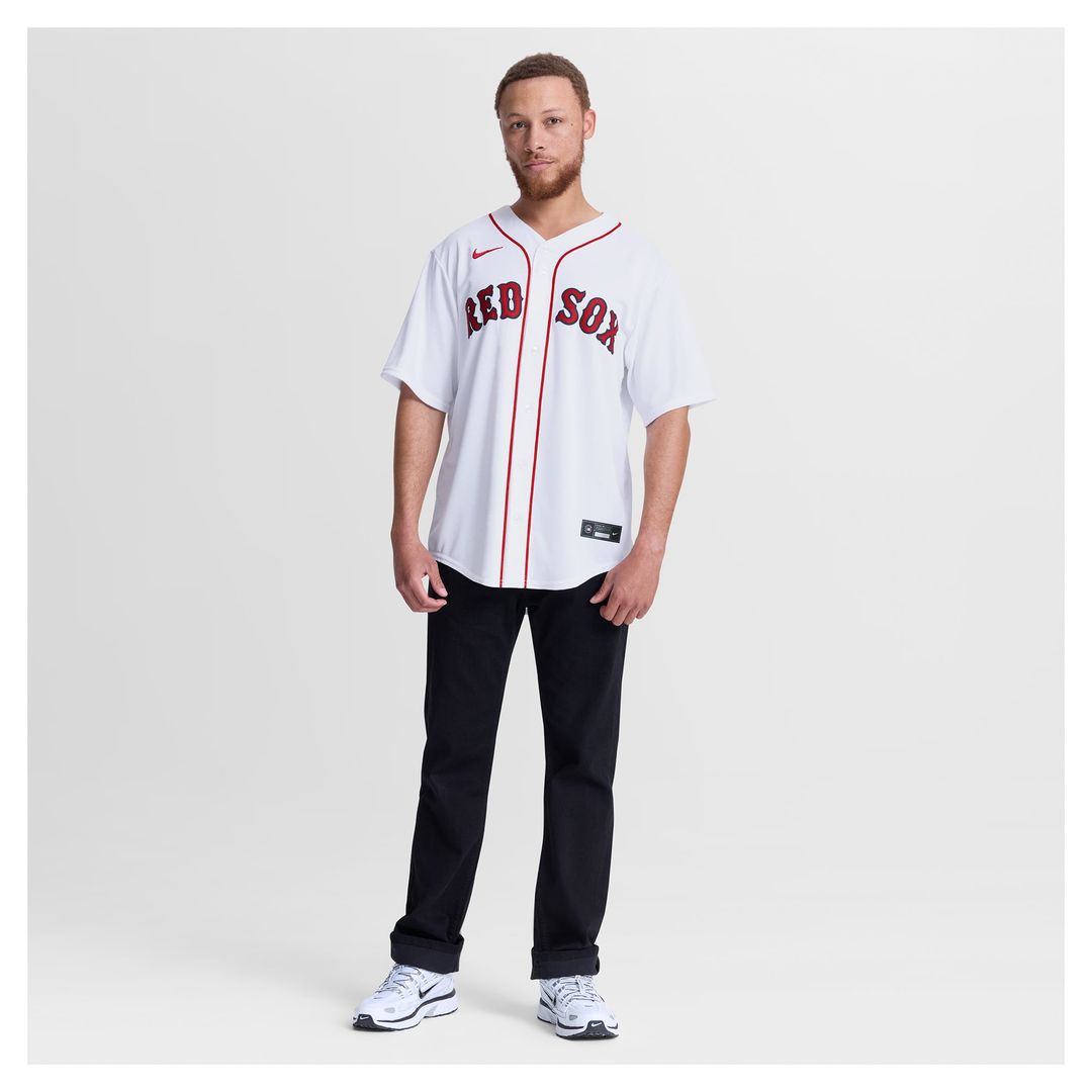 Men's Boston Red Sox Isiah Kiner-Falefa White Home Replica MLB Baseball Jersey - view 4