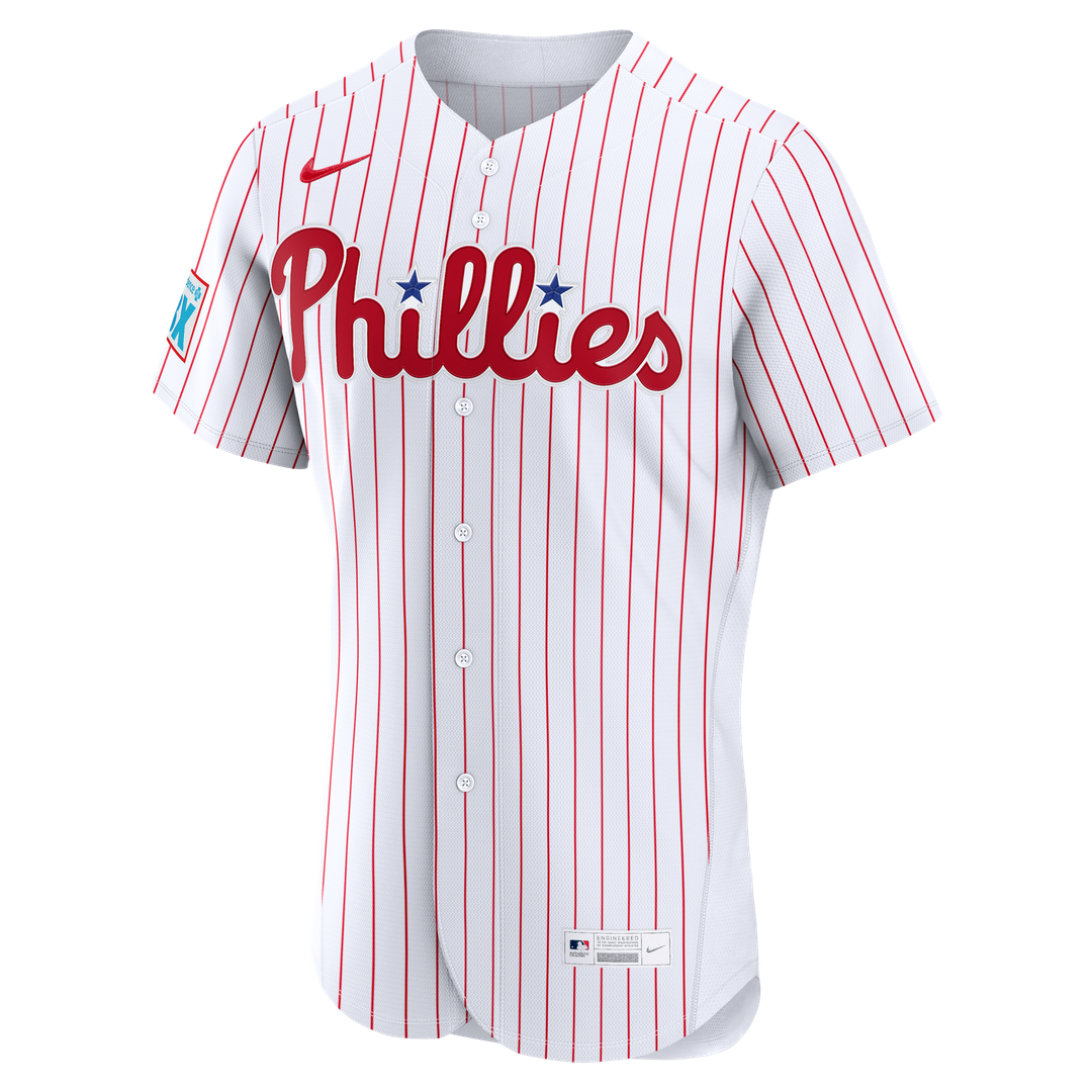 Men's Philadelphia Phillies Bryce Harper Light Blue Alternate Sponsor Patch MLB Baseball Jersey - view 8