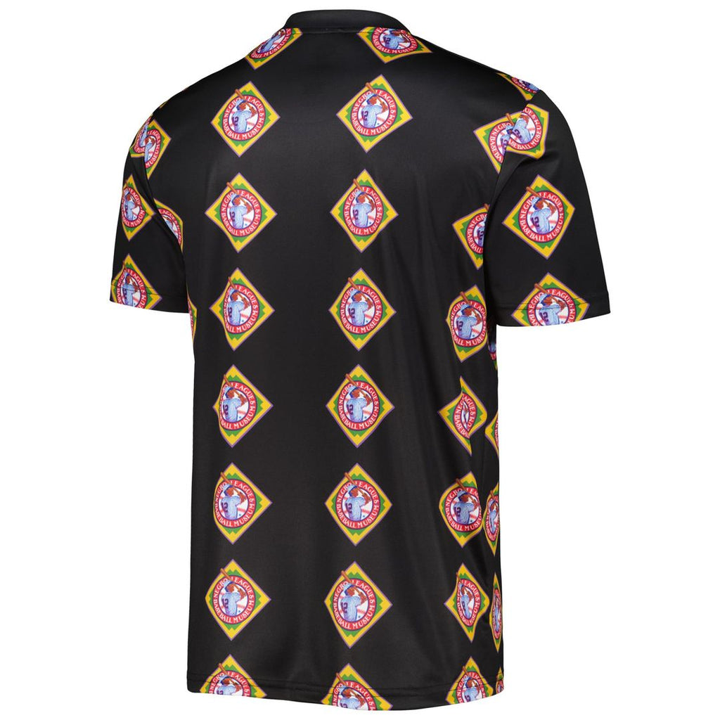 Men's Negro League Baseball Black Sublimated MLB Baseball Jersey - view 3