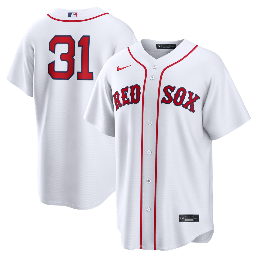 Men's Boston Red Sox Adley Rutschman White Home Replica MLB Baseball Jersey - view 1