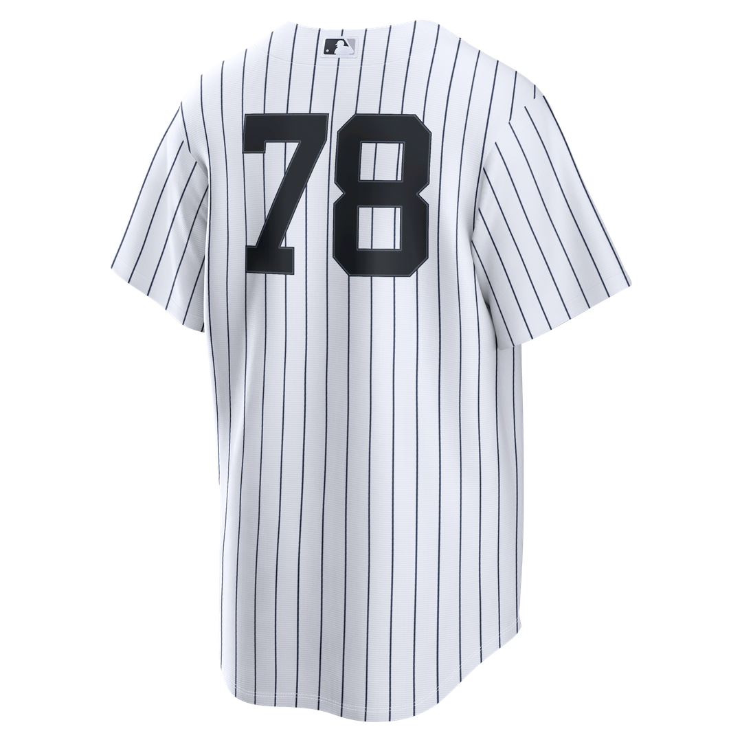 Men's New York Yankees Spencer Jones White Home Replica MLB Baseball Jersey - view 5
