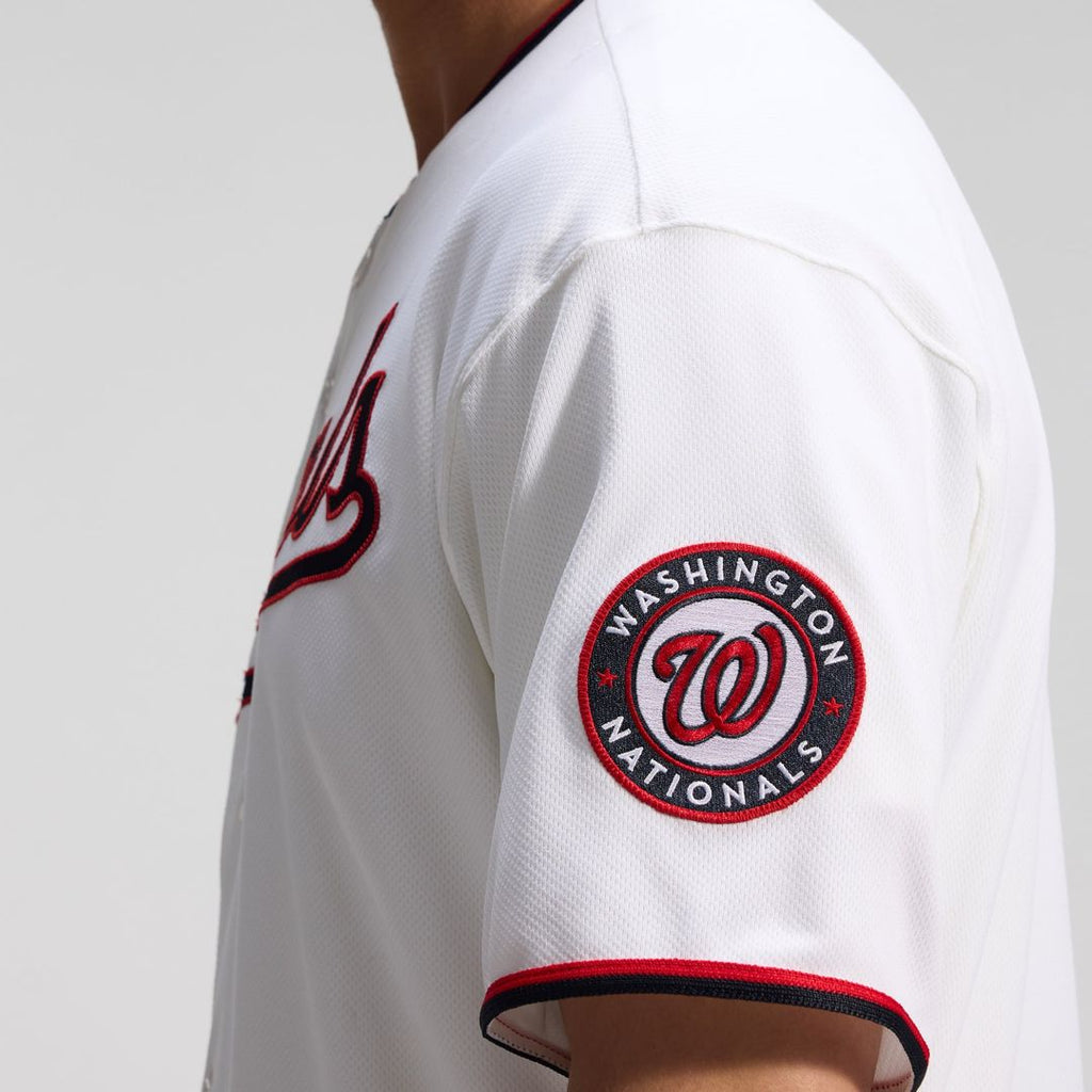 Men's Washington Nationals White Home MLB Baseball Jersey - view 10