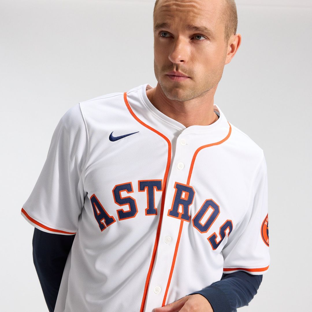 Men's Houston Astros White Home Limited MLB Baseball Jersey - view 10