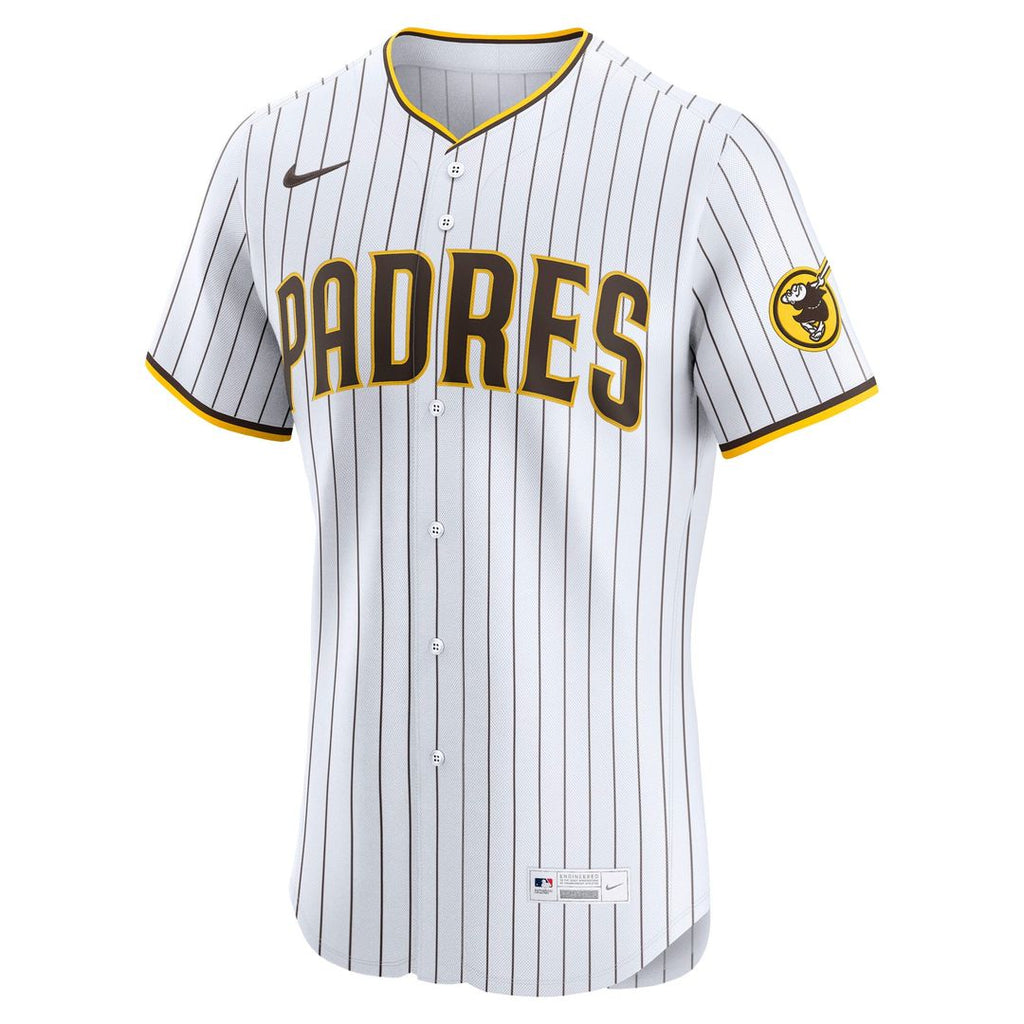 Men's San Diego Padres White Home Elite MLB Baseball Jersey - view 2