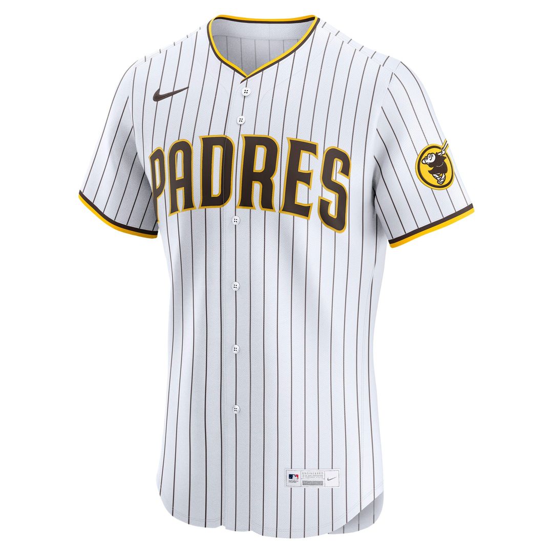 Men's San Diego Padres White Home Elite MLB Baseball Jersey - view 2