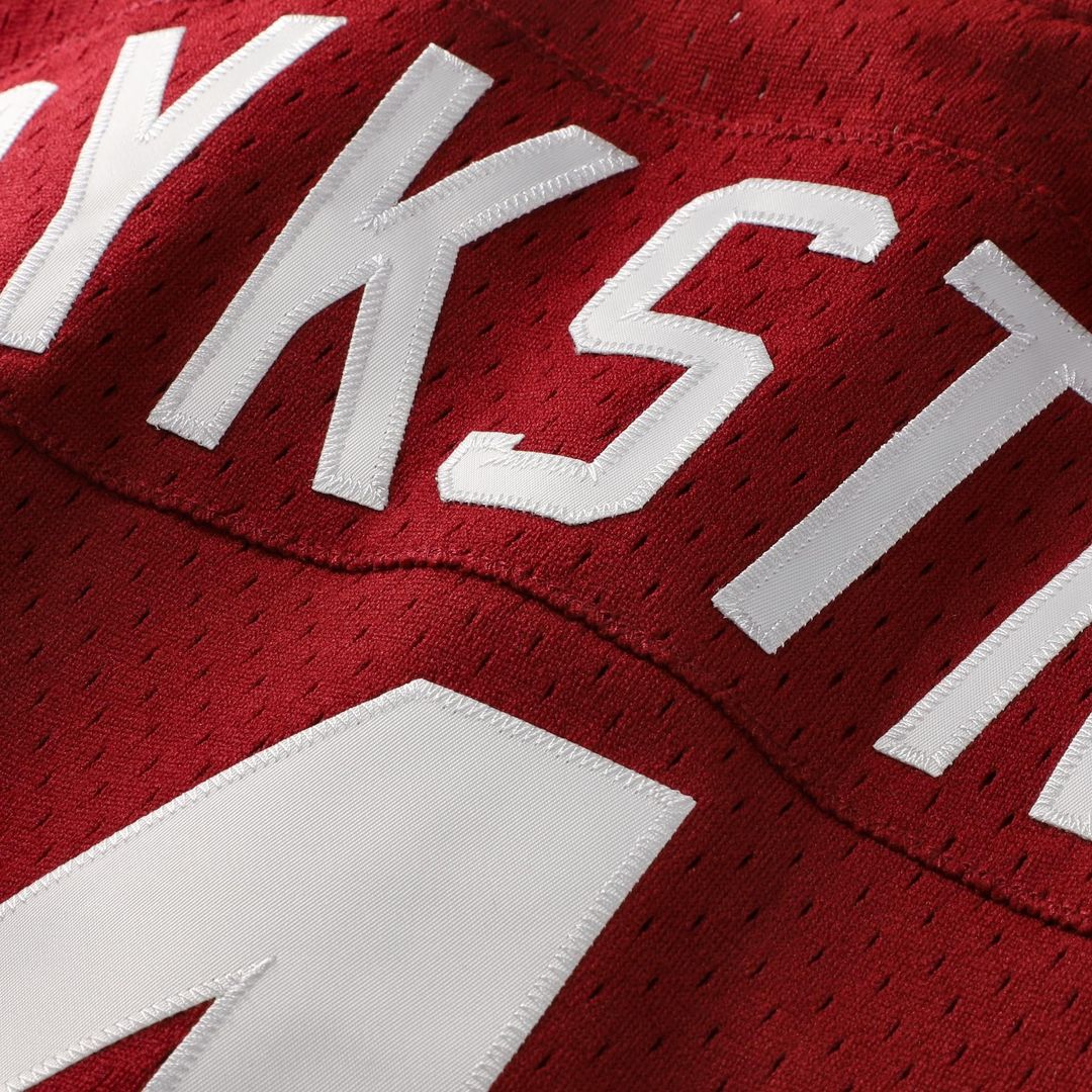 Men's Philadelphia Phillies Lenny Dykstra Scarlet Batting Practice MLB Baseball Jersey - view 5