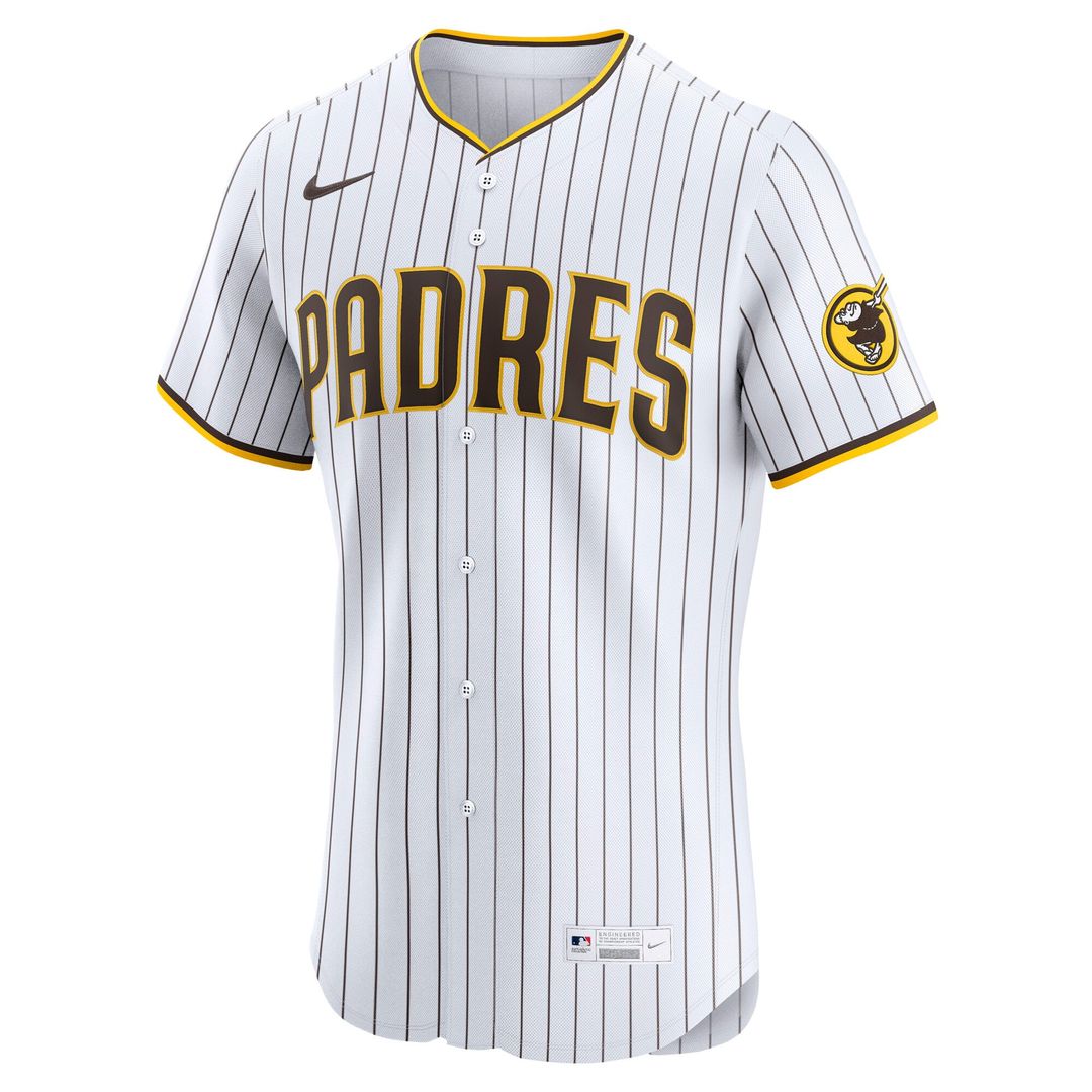 Men's San Diego Padres Fernando Tatis Jr. White Home Elite MLB Baseball Jersey - view 5