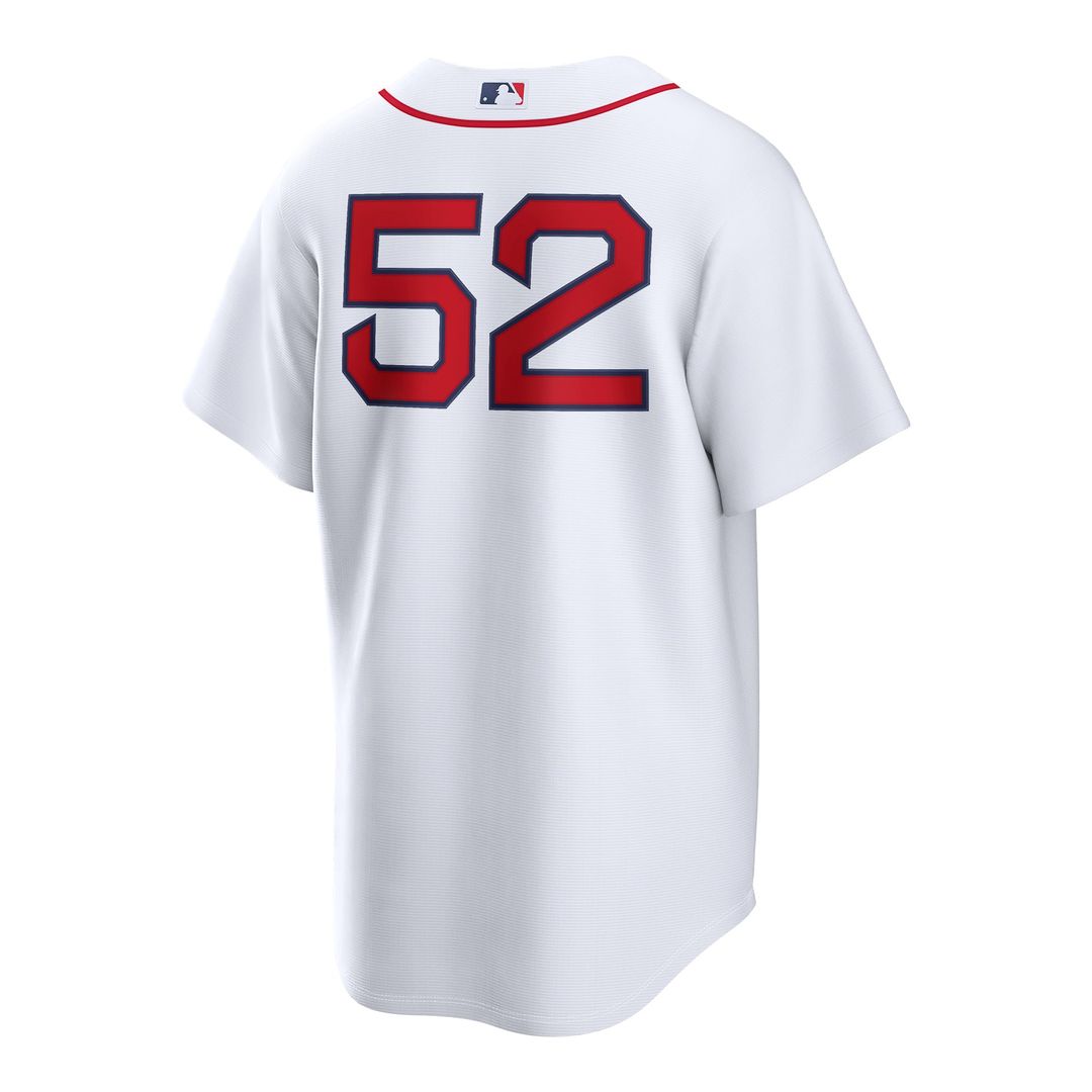 Men's Boston Red Sox Wilyer Abreu White Home Replica MLB Baseball Jersey - view 3