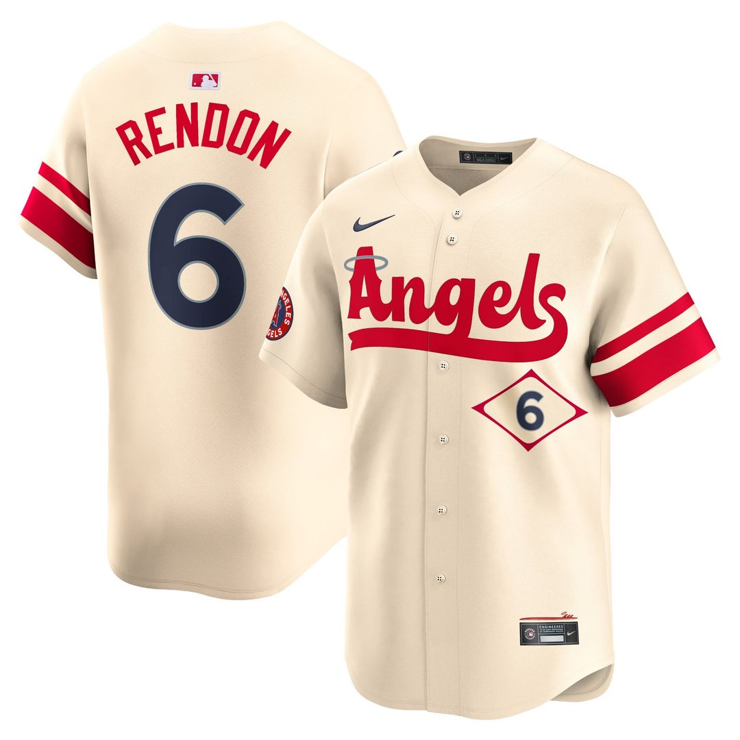Men's Los Angeles Angels Anthony Rendon Cream City Connect Limited MLB Baseball Jersey - view 1