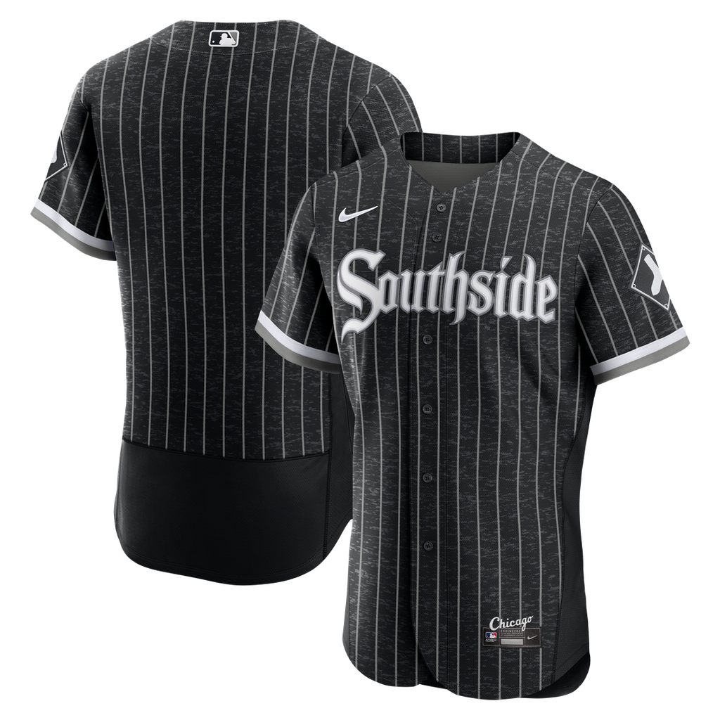 Men's Chicago White Sox Black Alternate MLB Baseball Jersey - view 1