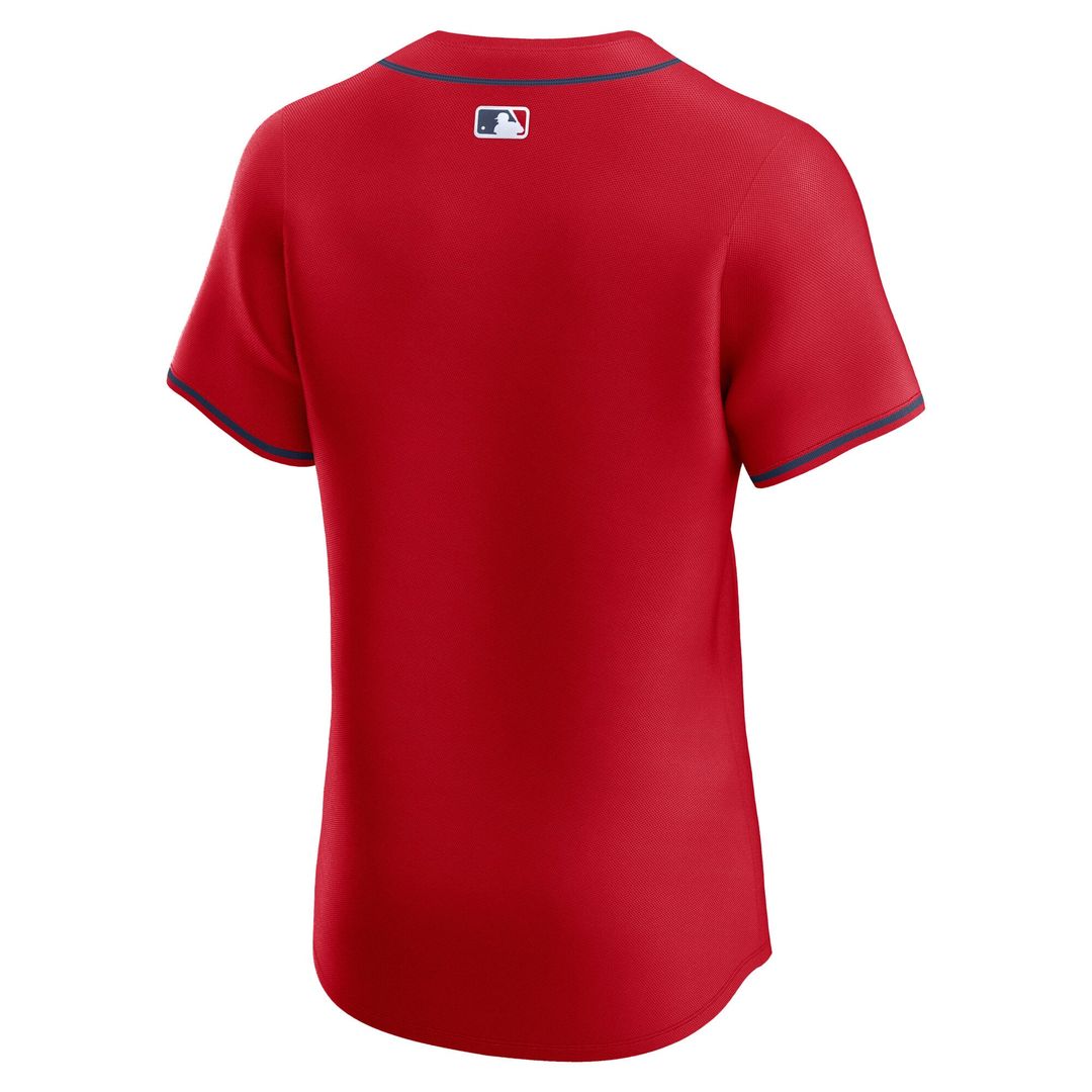 Men's Atlanta Braves Red Alternate Elite MLB Baseball Jersey - view 3