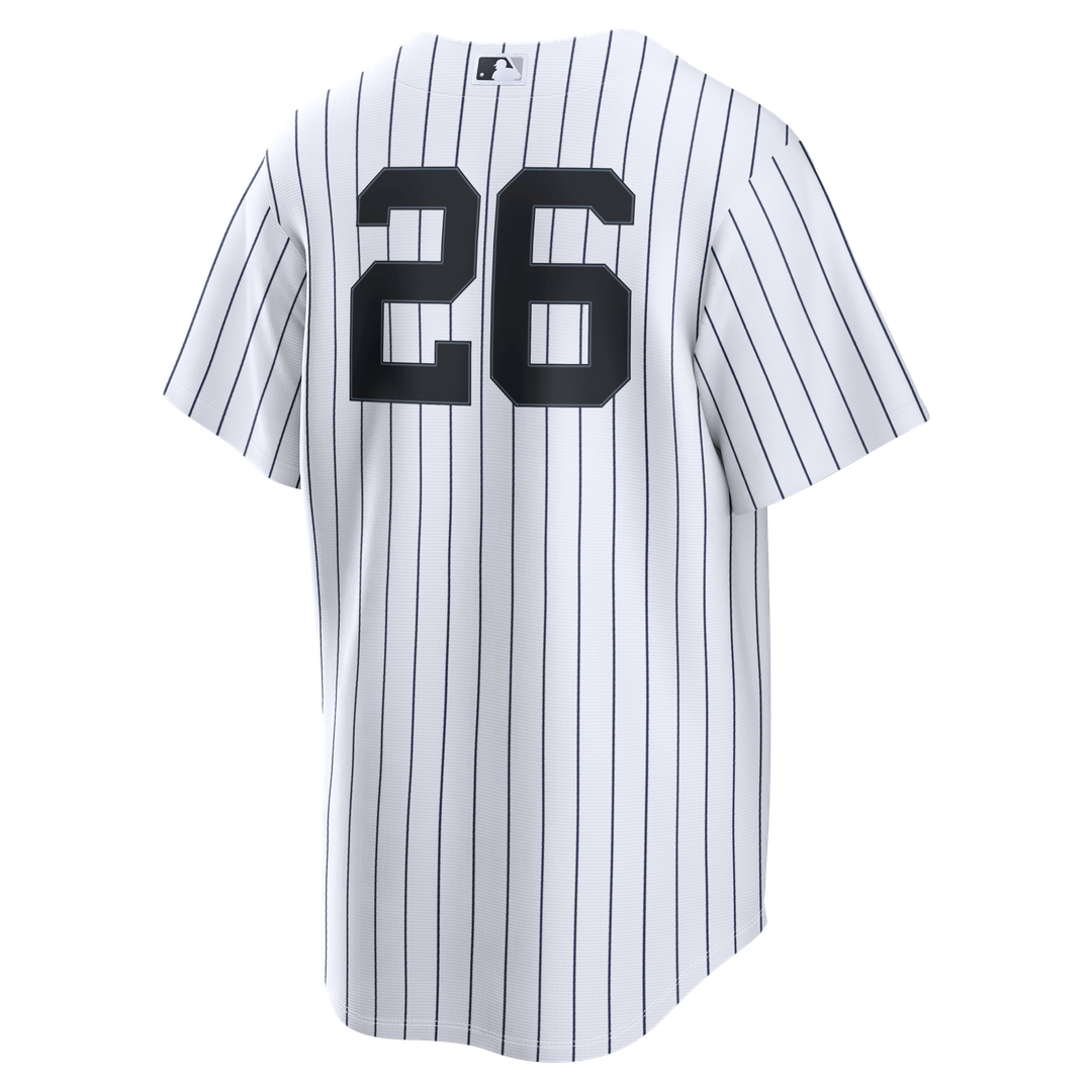 Men's New York Yankees Luis García Jr. White Home Replica MLB Baseball Jersey - view 5