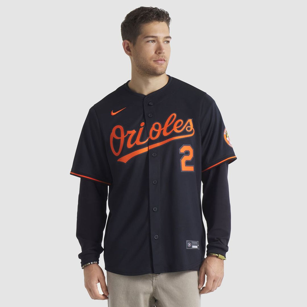 Men's Baltimore Orioles Gunnar Henderson White Home Limited MLB Baseball Jersey - view 27
