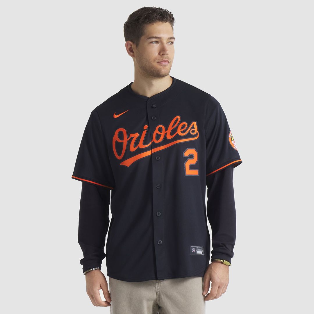 Men's Baltimore Orioles Gunnar Henderson White Home Limited MLB Baseball Jersey - view 27