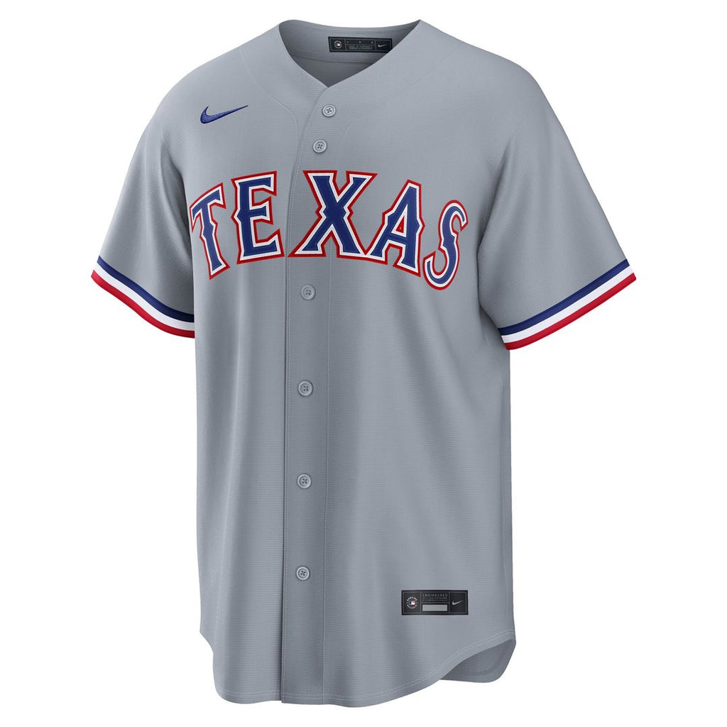 Men's Texas Rangers Corey Seager Gray Road Replica MLB Baseball Jersey - view 5