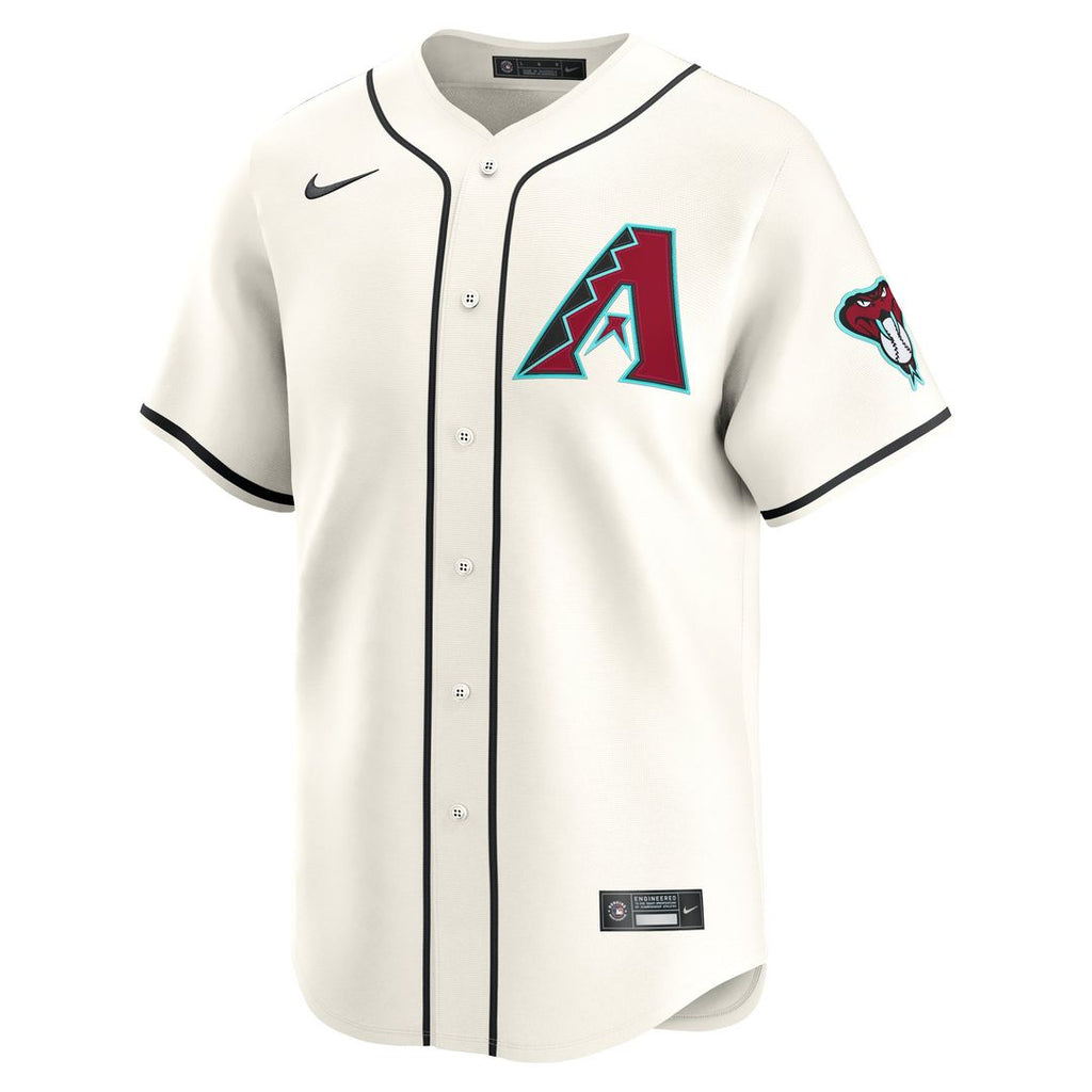 Men's Arizona Diamondbacks Alek Thomas Cream Home Limited MLB Baseball Jersey - view 2