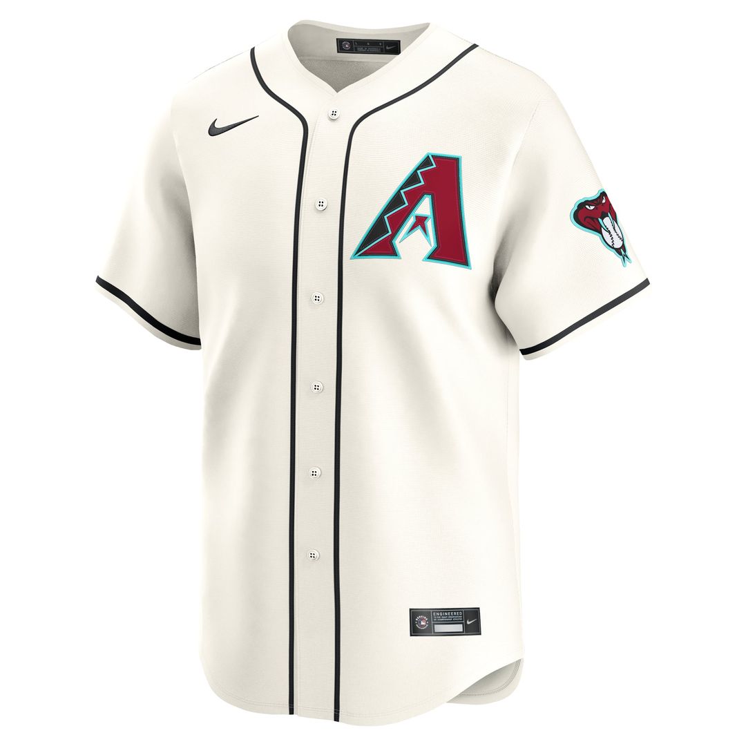 Men's Arizona Diamondbacks Alek Thomas Cream Home Limited MLB Baseball Jersey - view 2