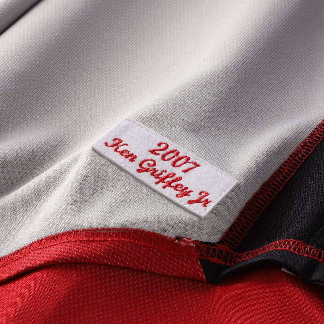 Men's Cincinnati Reds Ken Griffey Jr. Red Batting Practice MLB Baseball Jersey - view 6