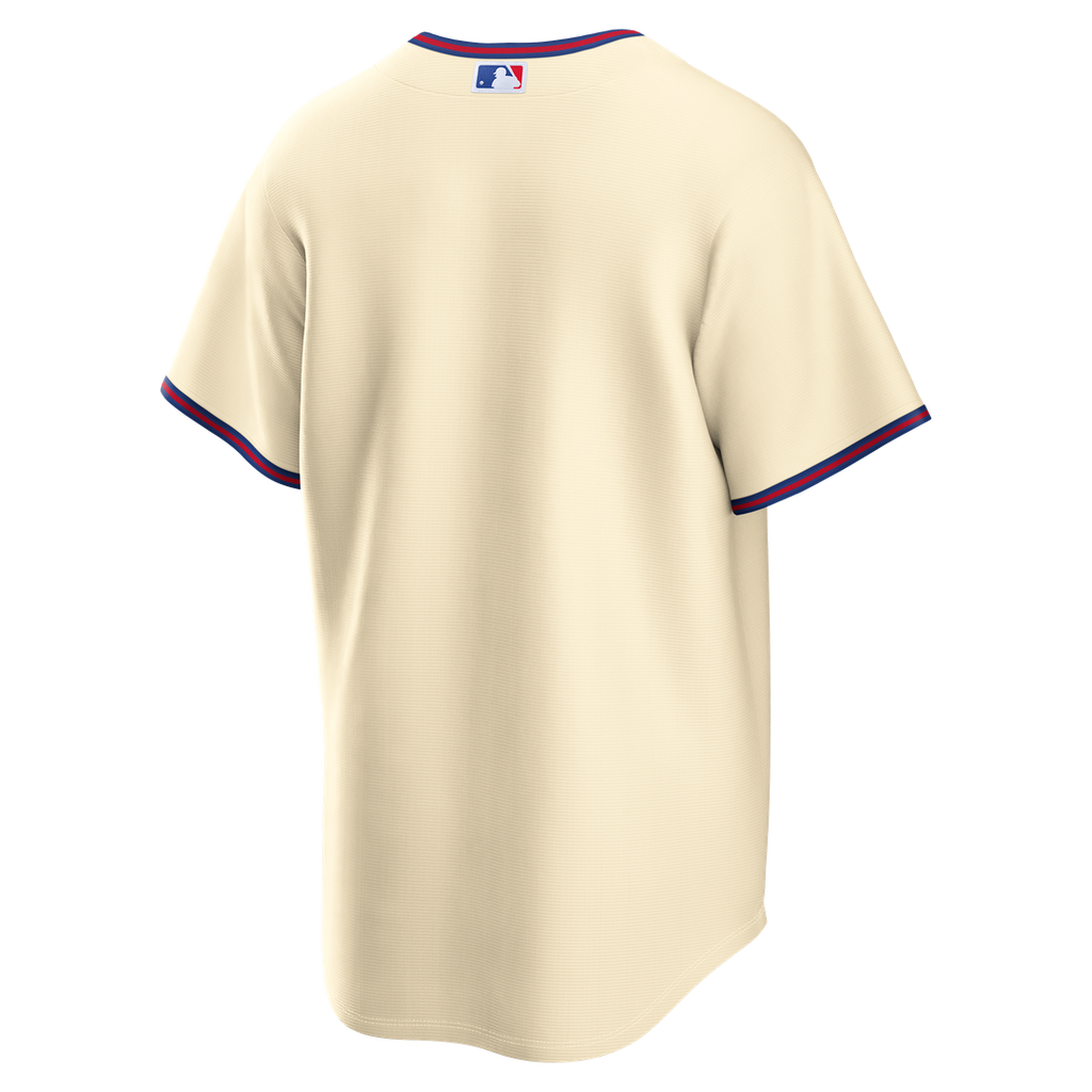 Men's Philadelphia Phillies Cream Alternate Replica MLB Baseball Jersey - view 6