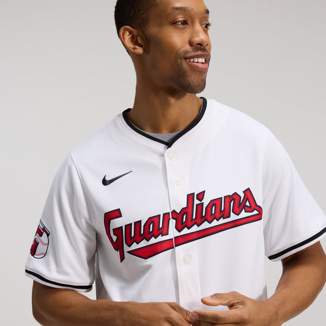 Men's Cleveland Guardians Jose Ramirez White Home Limited MLB Baseball Jersey - view 8