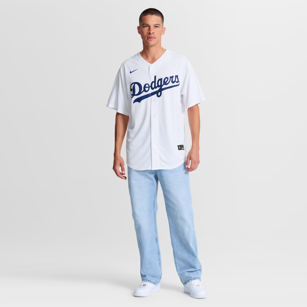 Men's Los Angeles Dodgers Kyle Tucker White Home Replica MLB Baseball Jersey - view 4