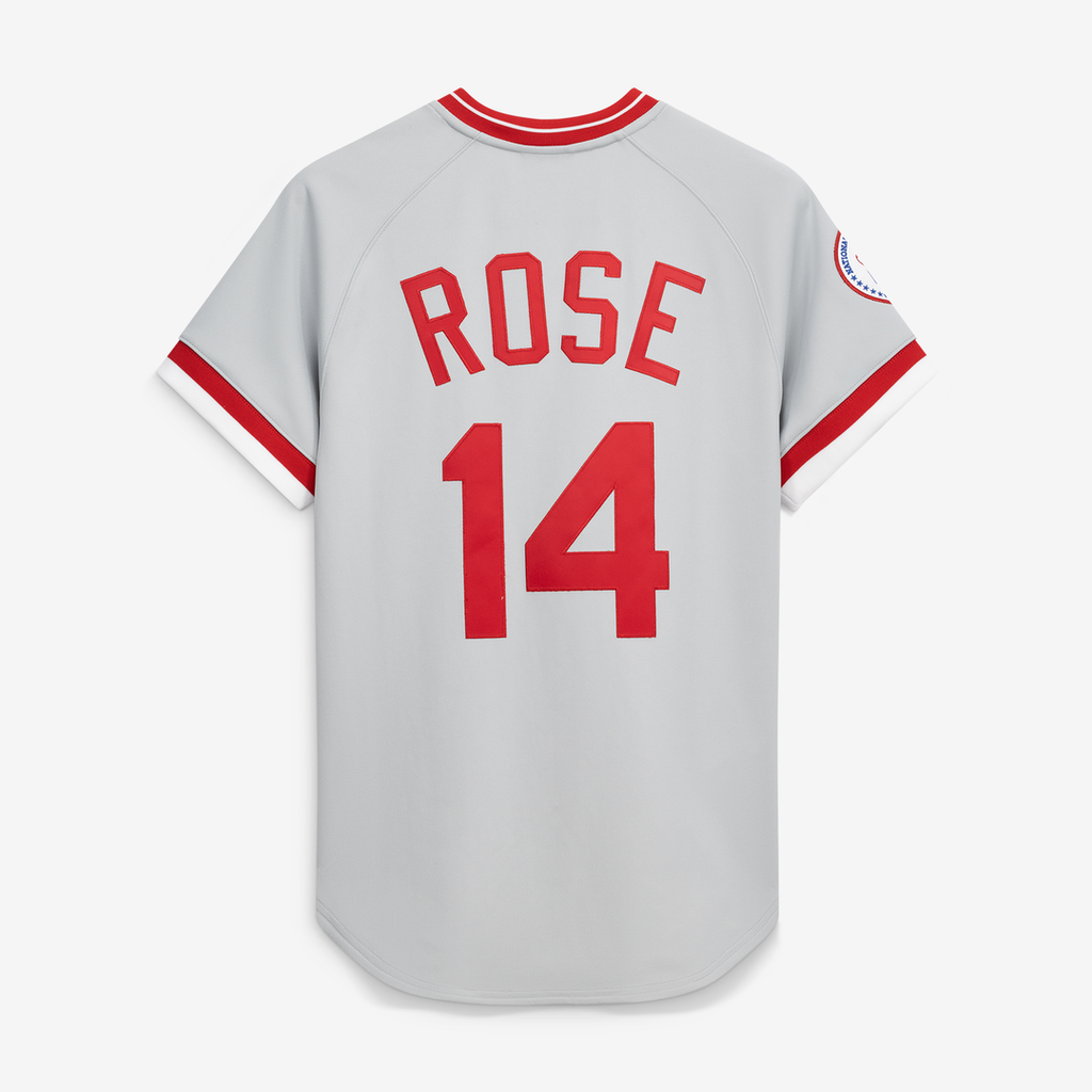 Men's Cincinnati Reds Pete Rose Gray 1976 MLB Baseball Jersey - view 3