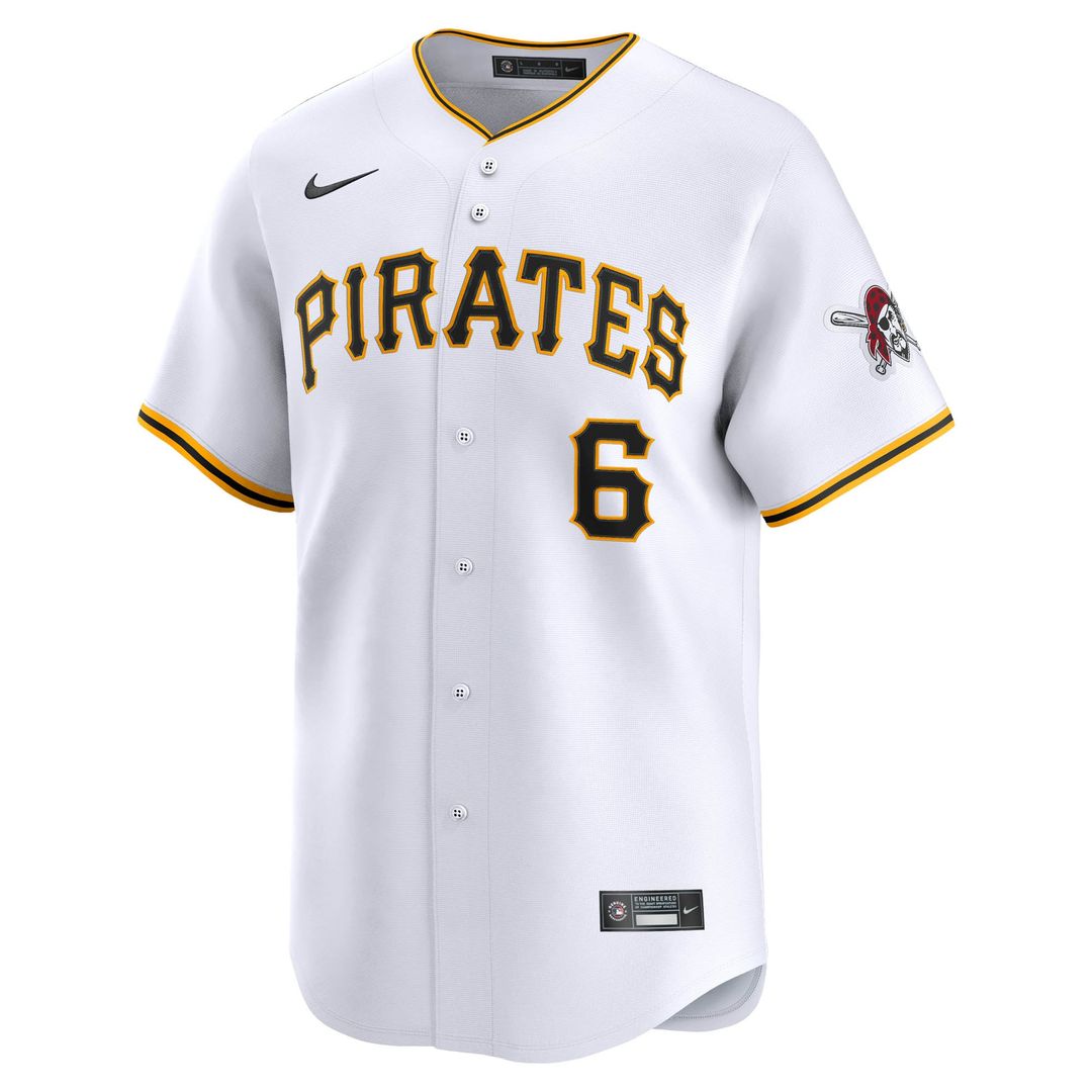 Men's Pittsburgh Pirates Konnor Griffin White Home Limited MLB Baseball Jersey - view 2