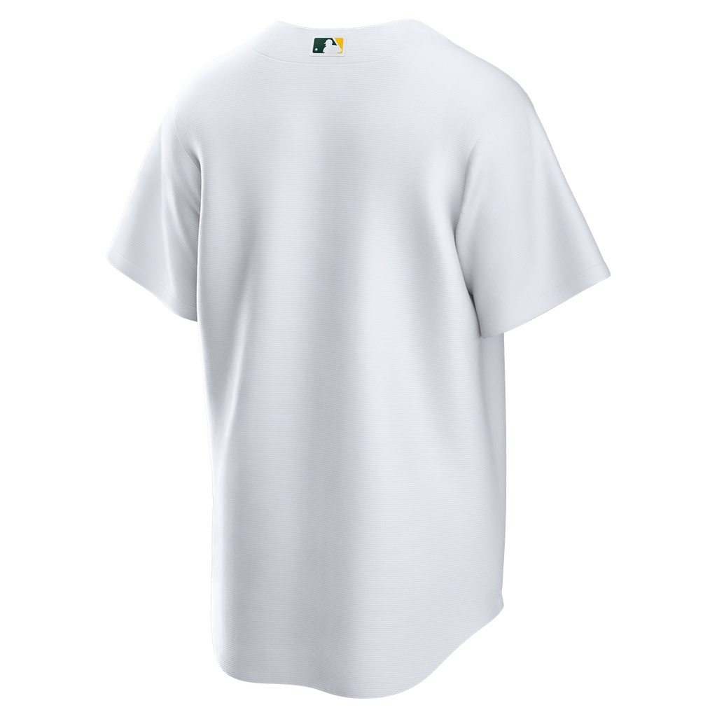 Men's Athletics White Home Big & Tall Replica MLB Baseball Jersey - view 3