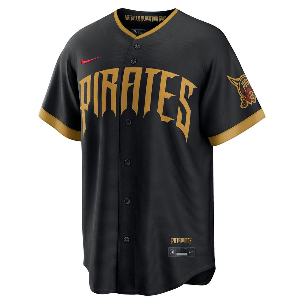Men's Pittsburgh Pirates Paul Skenes Black 2026 City Connect Stadium MLB Baseball Jersey - view 2
