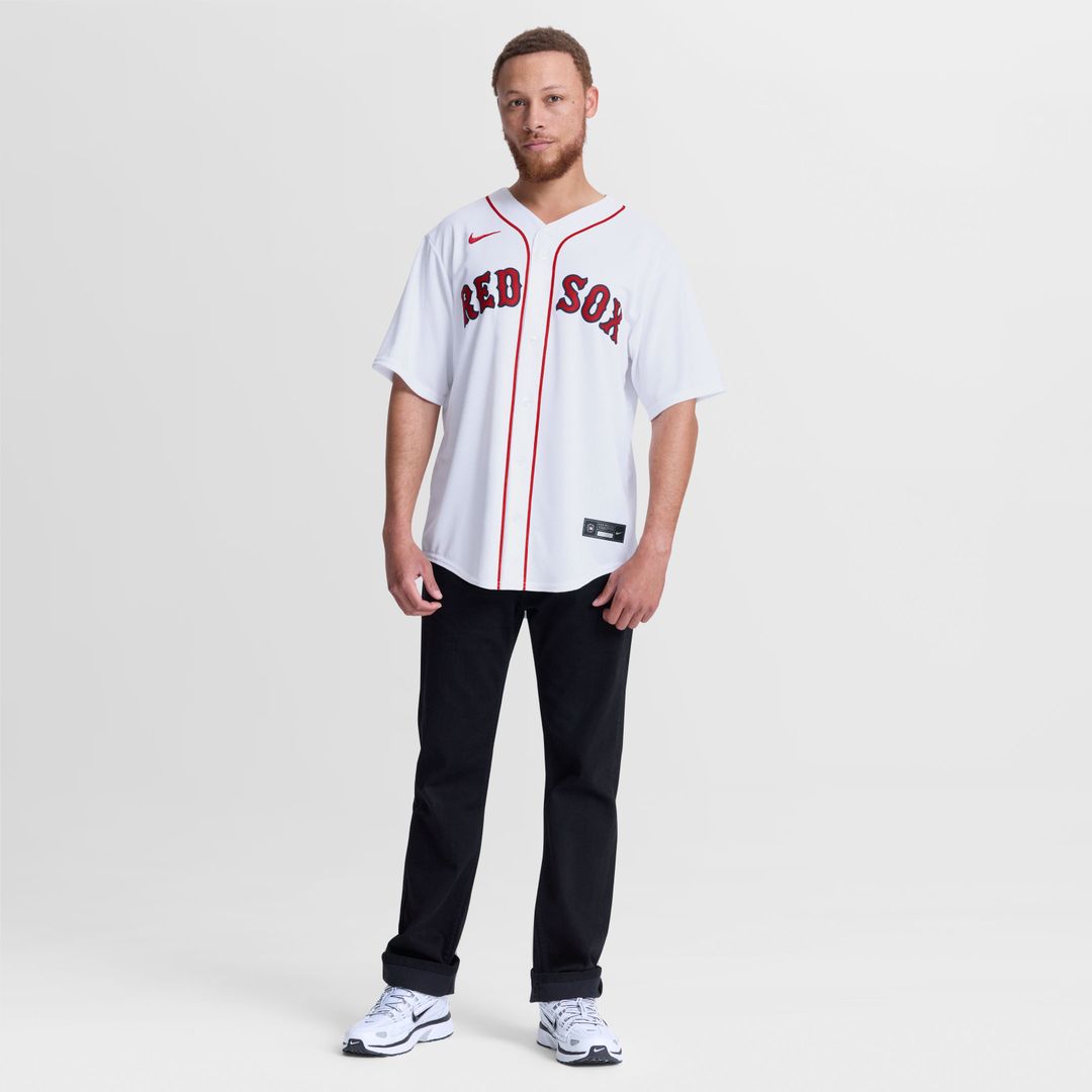 Men's Boston Red Sox Jarren Duran White Home Replica MLB Baseball Jersey - view 4