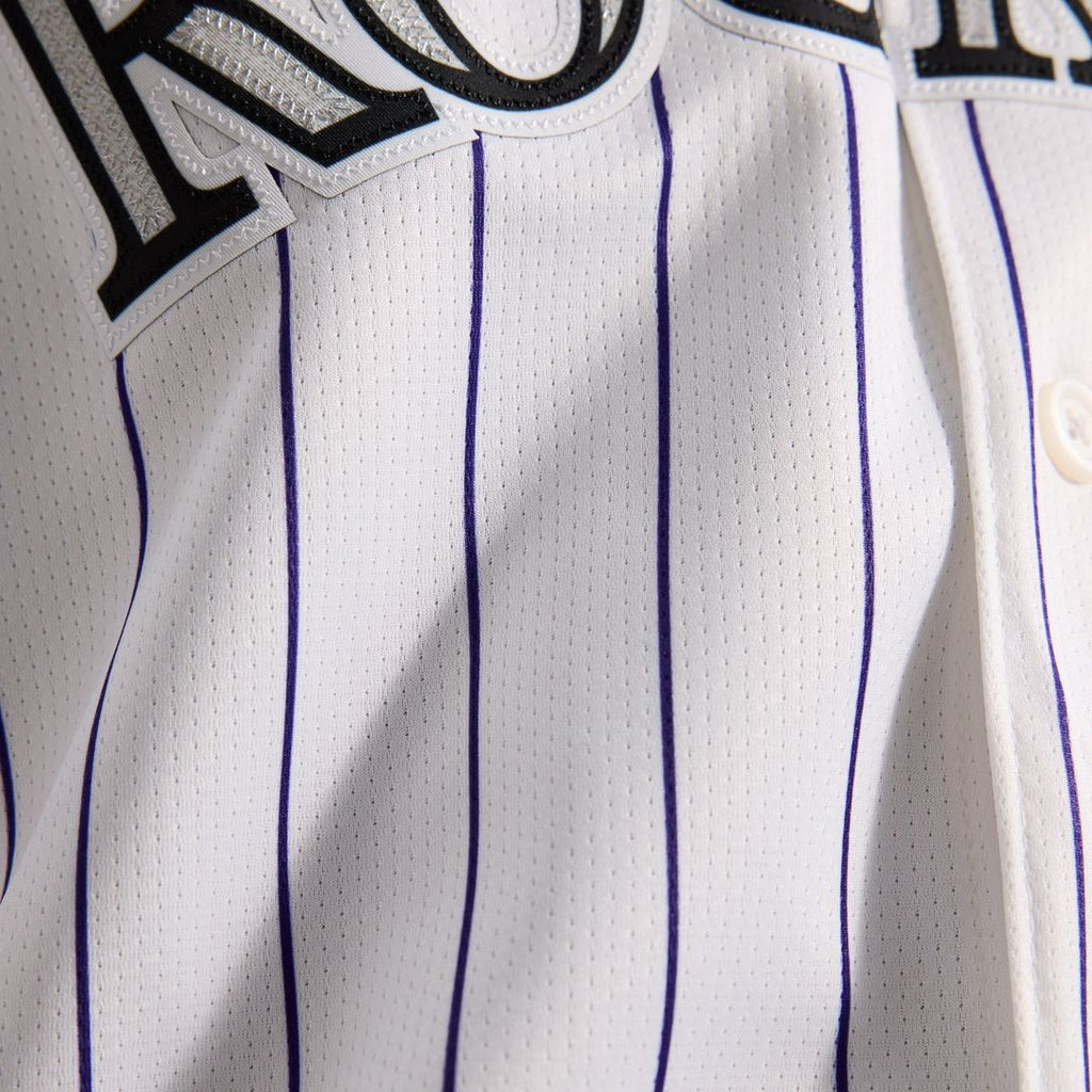 Men's Colorado Rockies White Home Limited MLB Baseball Jersey - view 12