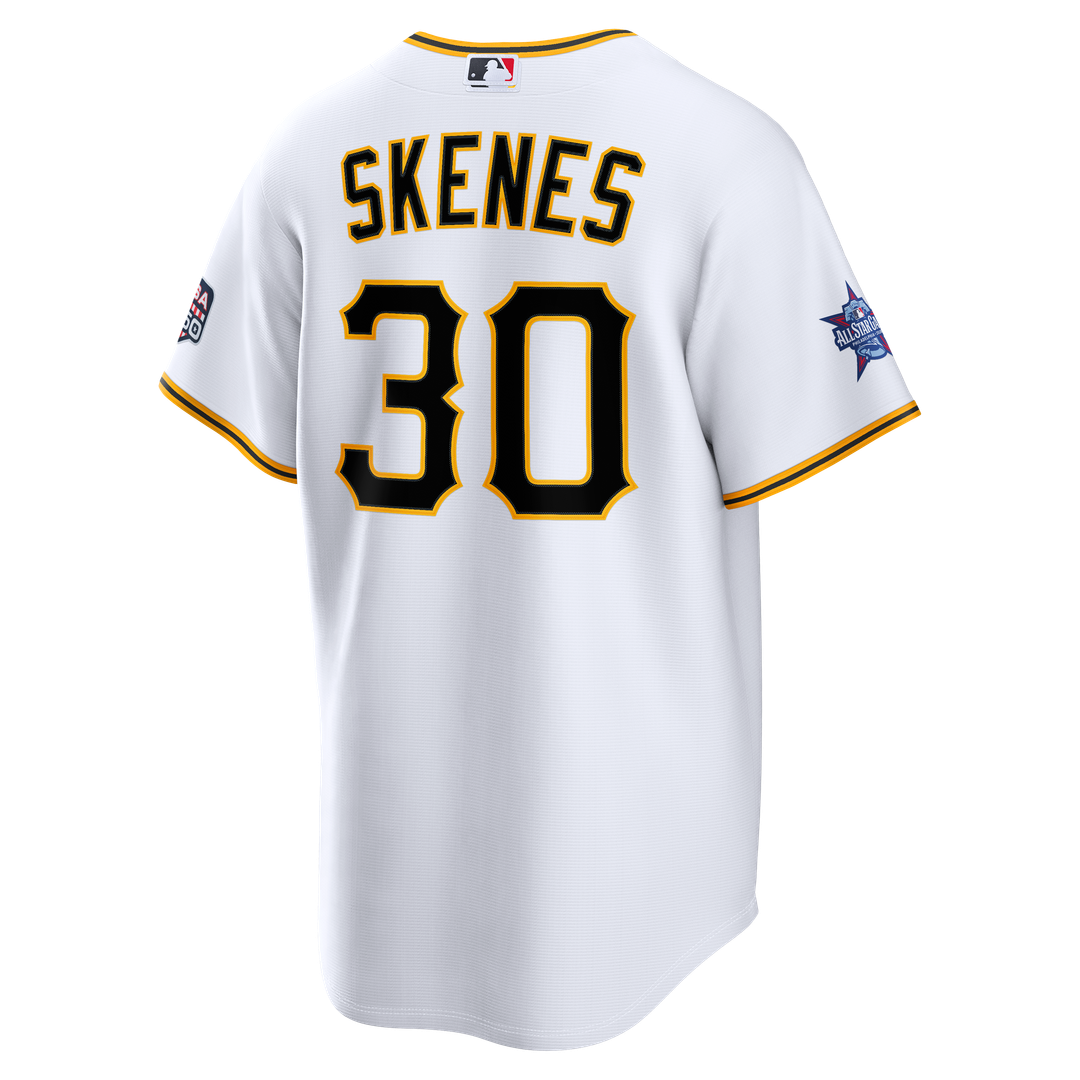 Men's 2026 All-Star Game Men's Pittsburgh Pirates Paul Skenes White Replica MLB Baseball Jersey - view 3