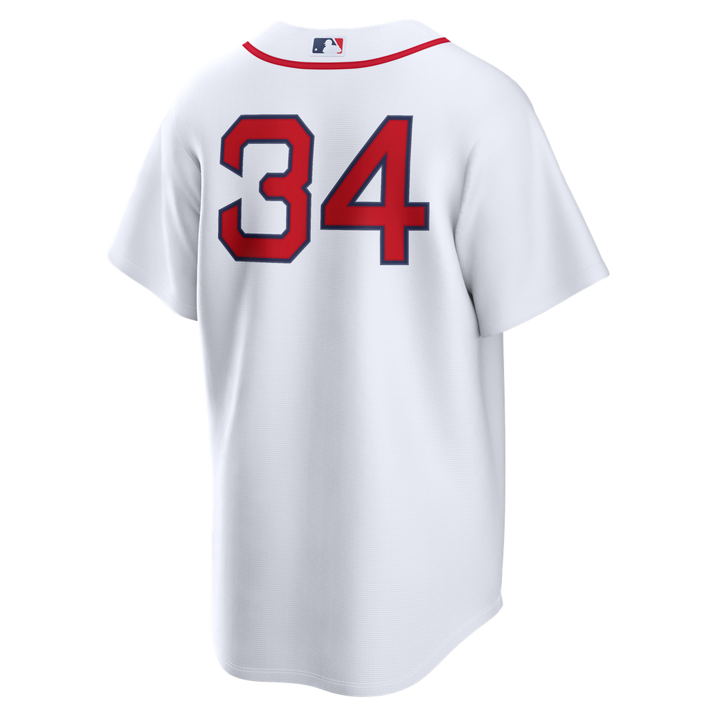 Men's Boston Red Sox David Ortiz White Home Replica MLB Baseball Jersey - view 3