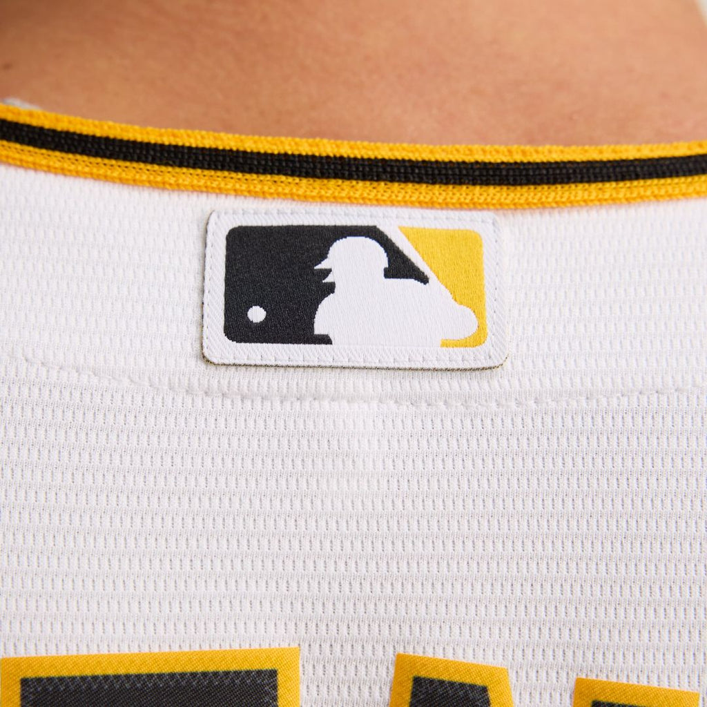 Men's Pittsburgh Pirates Paul Skenes White Home Replica MLB Baseball Jersey - view 12