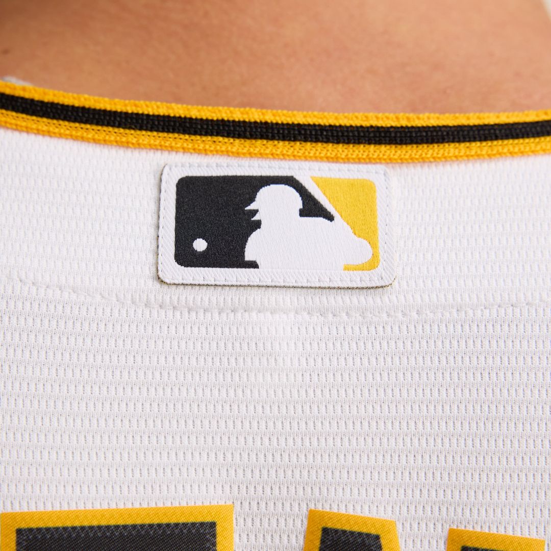 Men's Pittsburgh Pirates Paul Skenes White Home Replica MLB Baseball Jersey - view 12