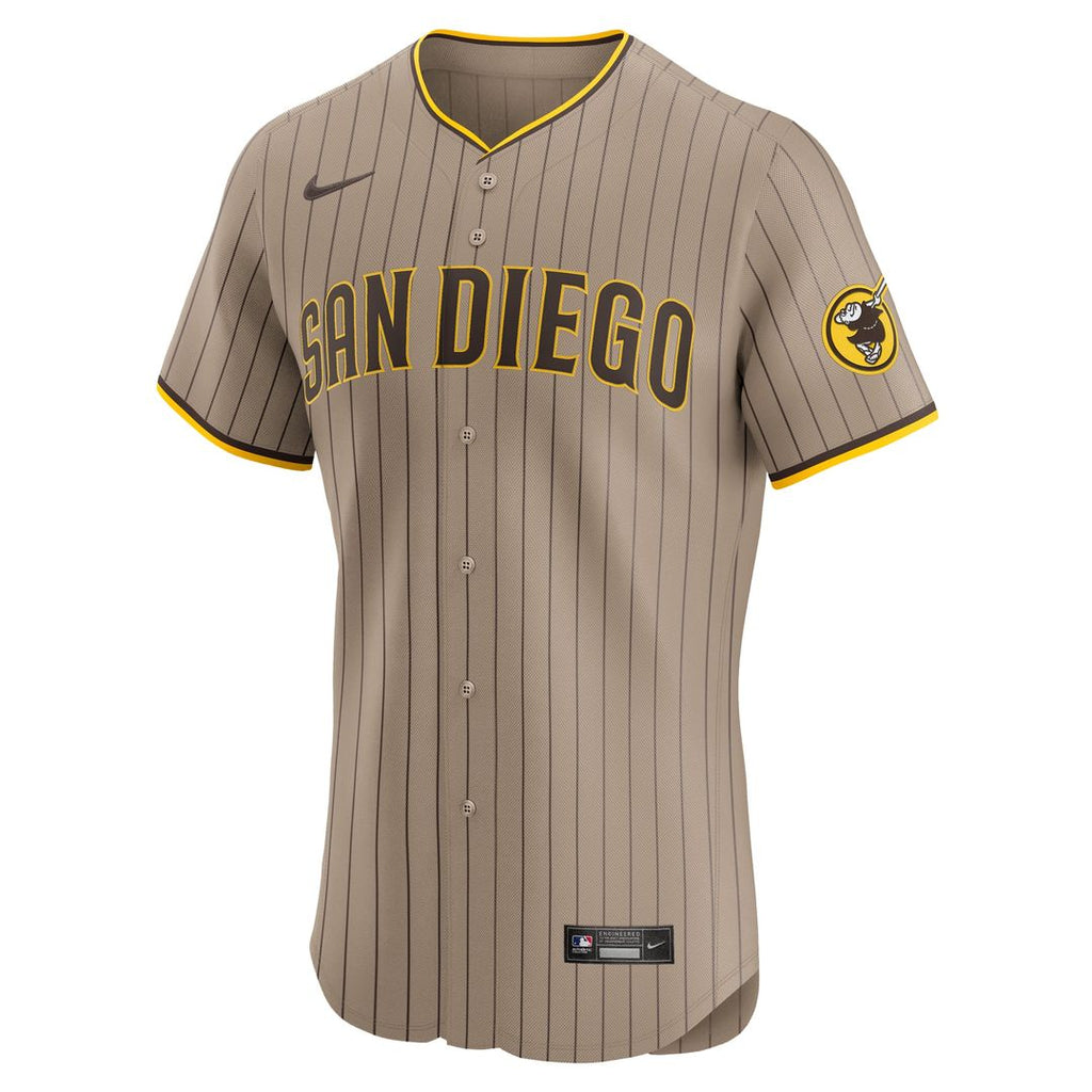 Men's San Diego Padres Fernando Tatis Jr. White Home Elite MLB Baseball Jersey - view 8
