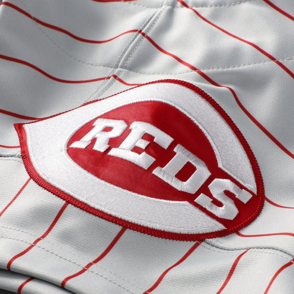 Men's Cincinnati Reds Deion Sanders Gray 1997 MLB Baseball Jersey - view 7