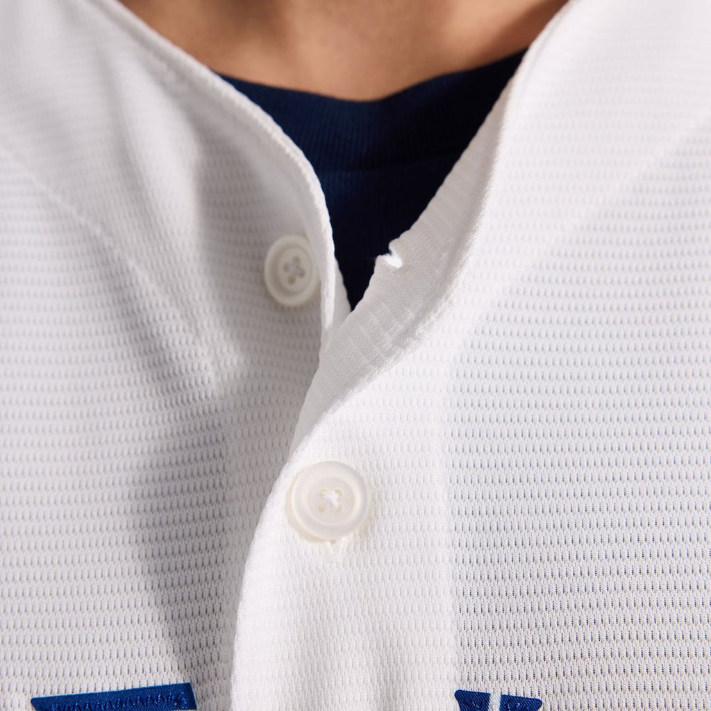 Men's Toronto Blue Jays Trey Yesavage White Home Replica MLB Baseball Jersey - view 13