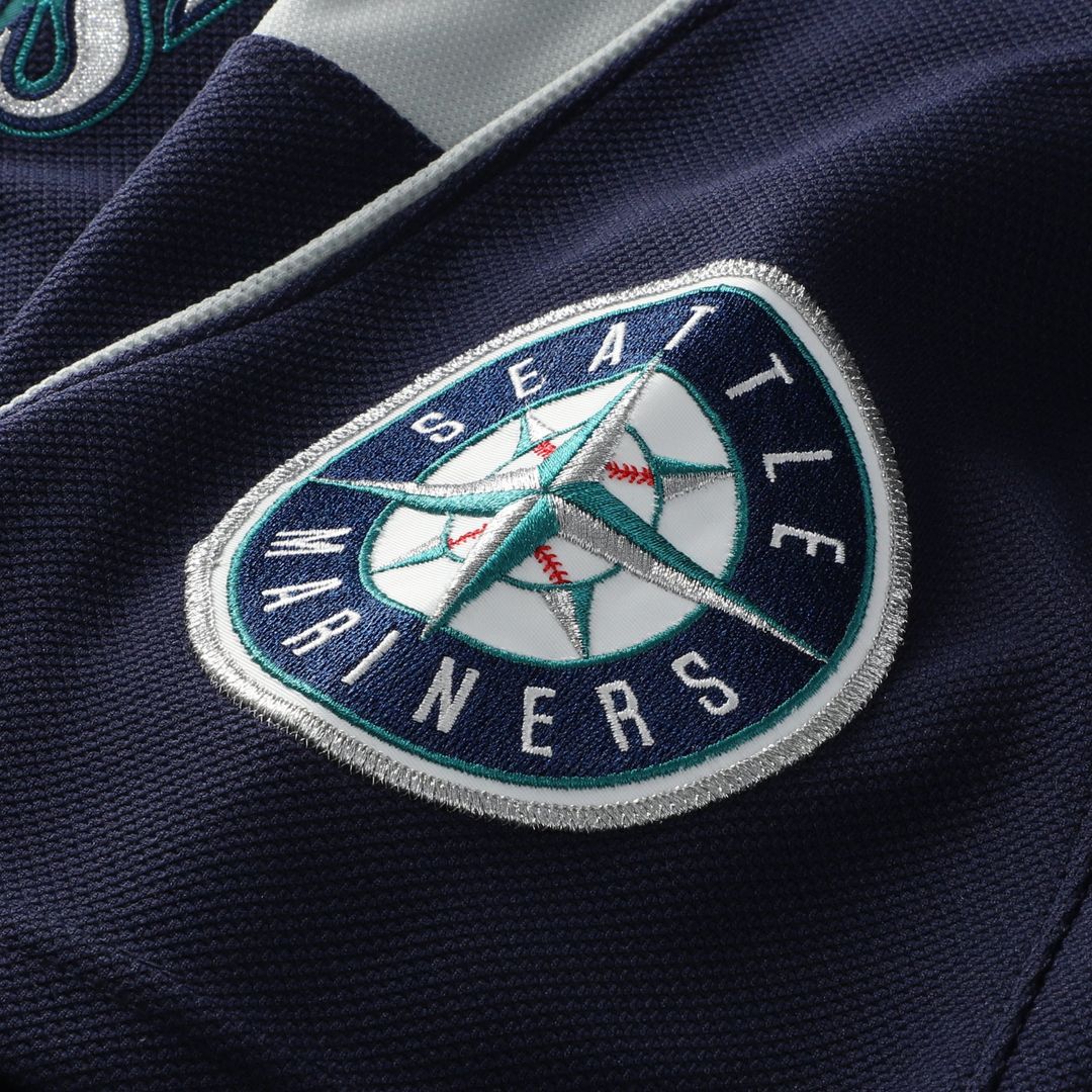 Men's Seattle Mariners Ichiro Suzuki Navy Cooperstown Collection Batting Practice MLB Baseball Jersey - view 5