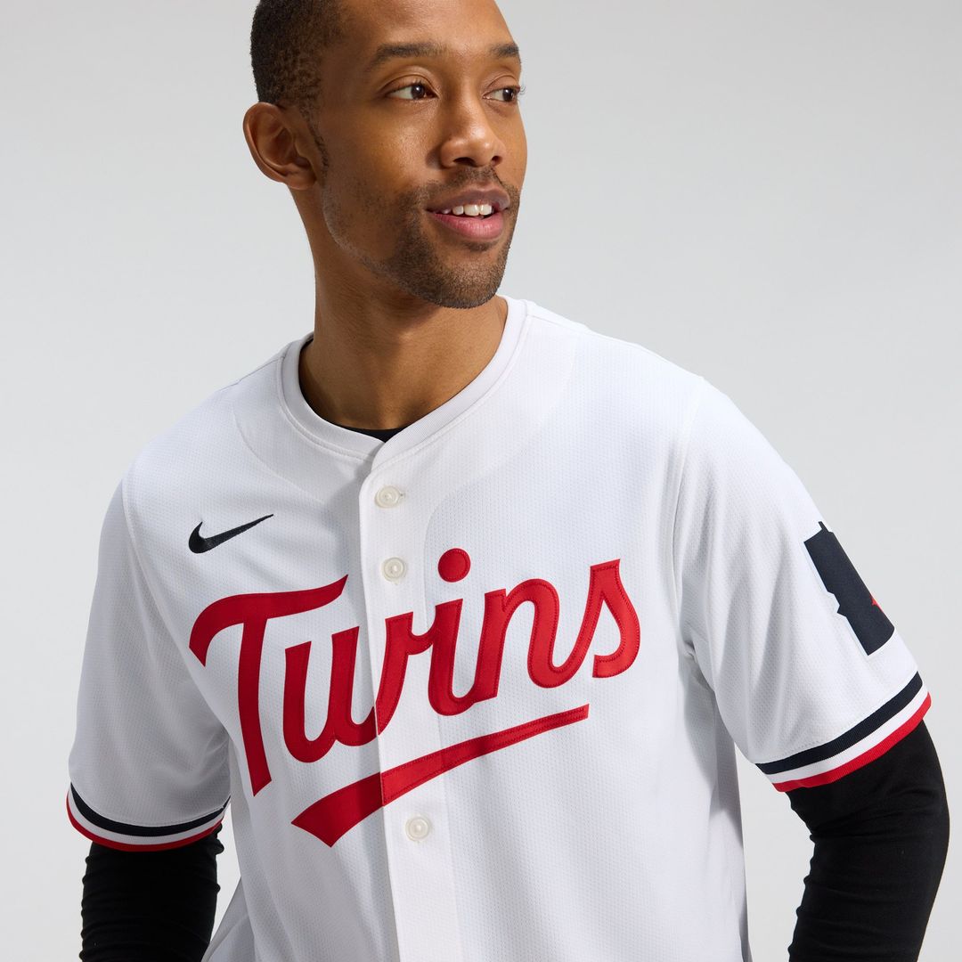 Men's Minnesota Twins White Home Limited MLB Baseball Jersey - view 10