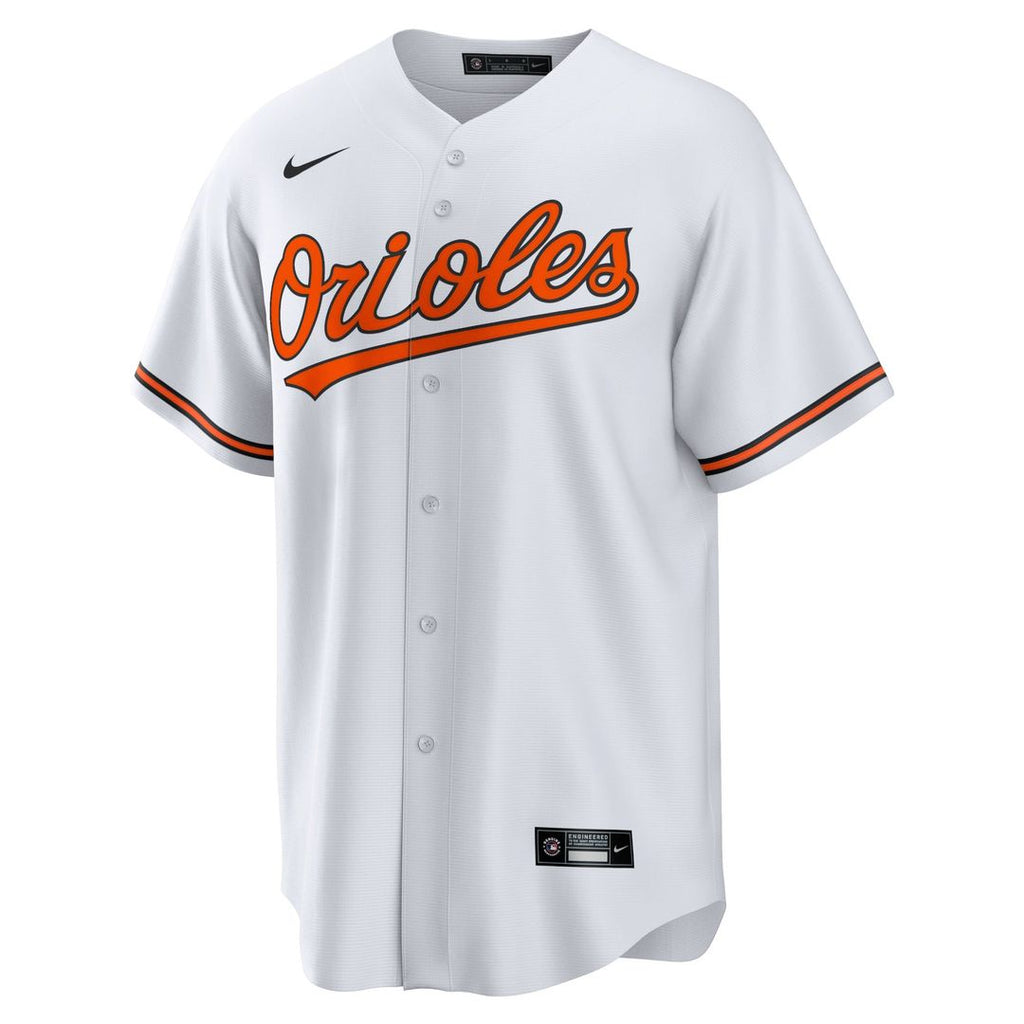 Men's Baltimore Orioles Ryan Mountcastle White Home Replica MLB Baseball Jersey - view 2