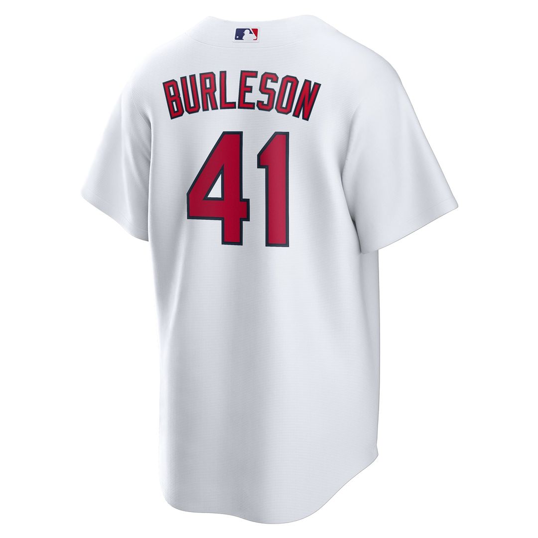 Men's St. Louis Cardinals Alec Burleson White Home Replica MLB Baseball Jersey - view 3