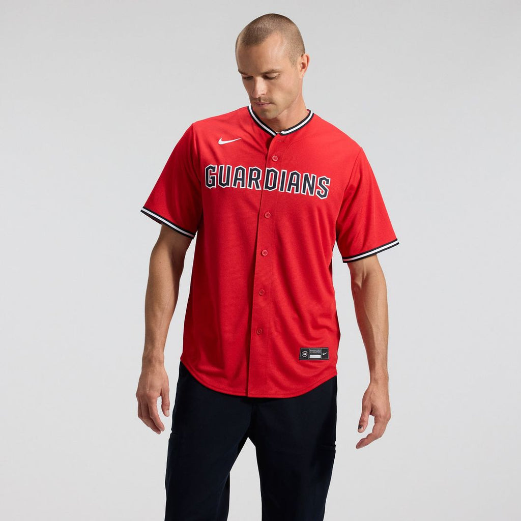Men's Cleveland Guardians Red Alternate 2 Replica MLB Baseball Jersey - view 1