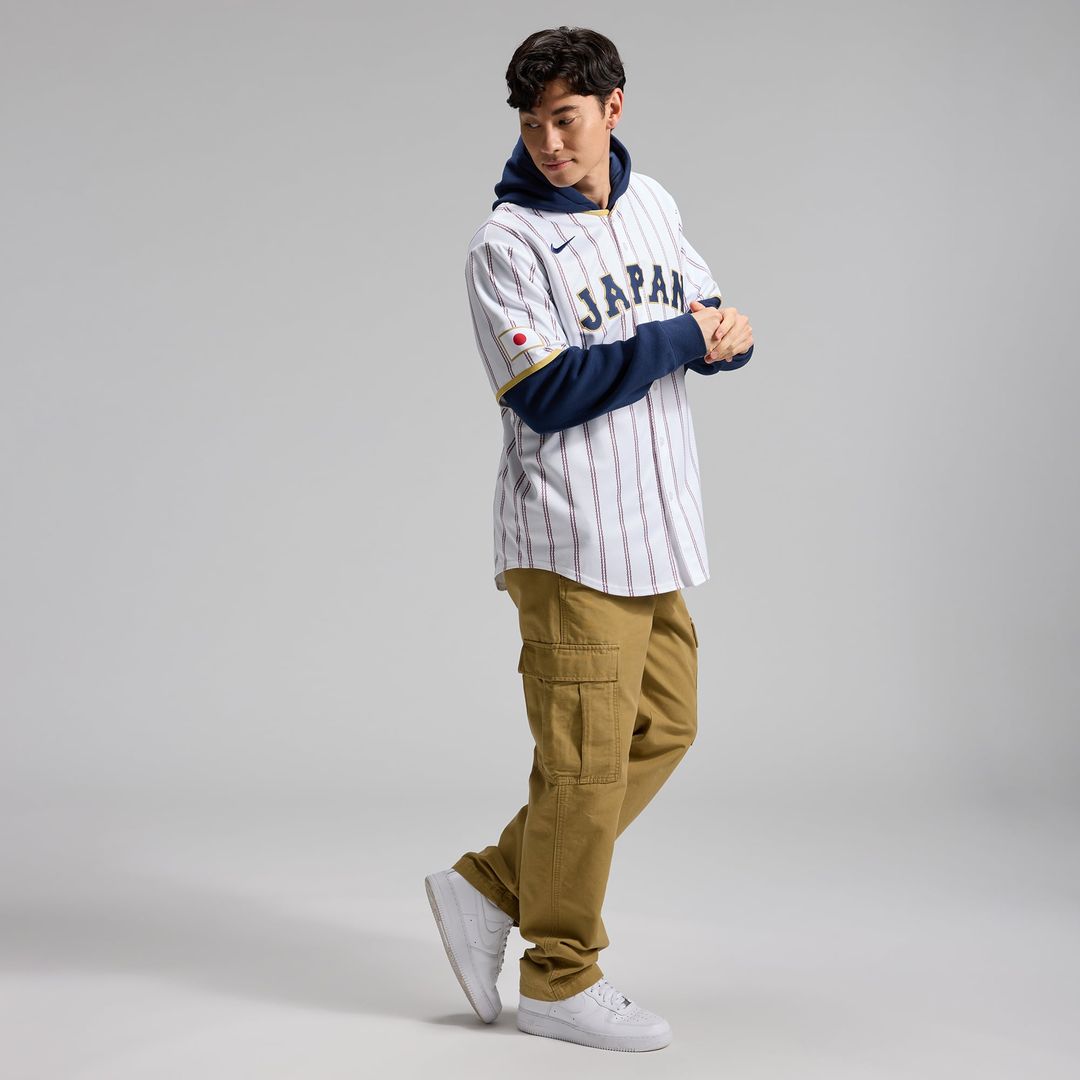 Men's Japan Baseball Yoshinobu Yamamoto White 2026 World Baseball Classic Home Stadium MLB Baseball Jersey - view 4
