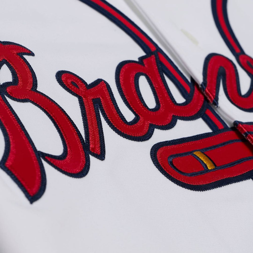 Men's Atlanta Braves Andruw Jones White 2005 MLB Baseball Jersey - view 5