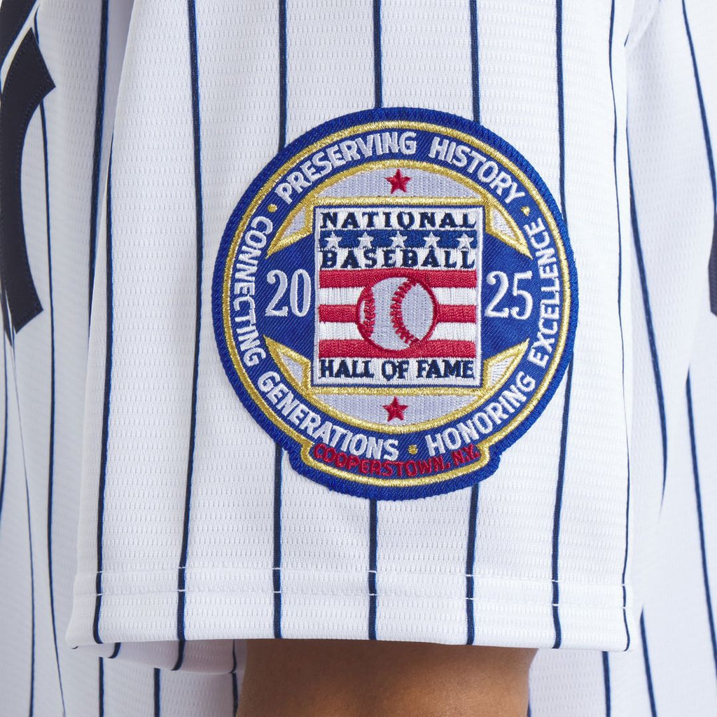 Men's New York Yankees CC Sabathia White 2025 Baseball Hall of Fame Name & Number Retired Replica MLB Baseball Jersey - view 10